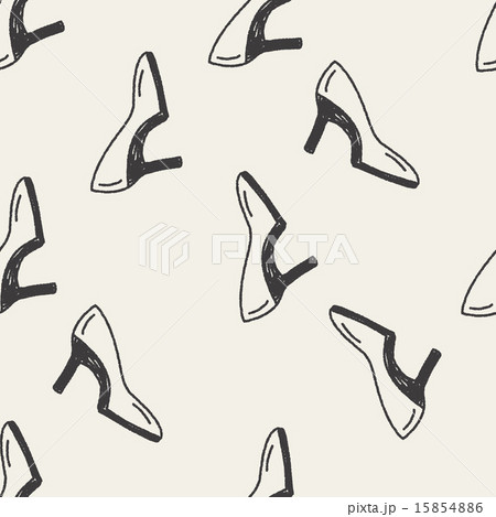 Doodle High-heeled shoes seamless pattern Doodle High-heeled shoes seamless pattern 15854886