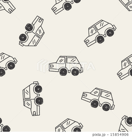 Doodle Car seamless pattern background Doodle Car seamless pattern background 15854906