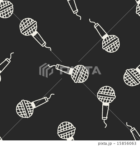 Oven doodle drawing seamless pattern background 15856063