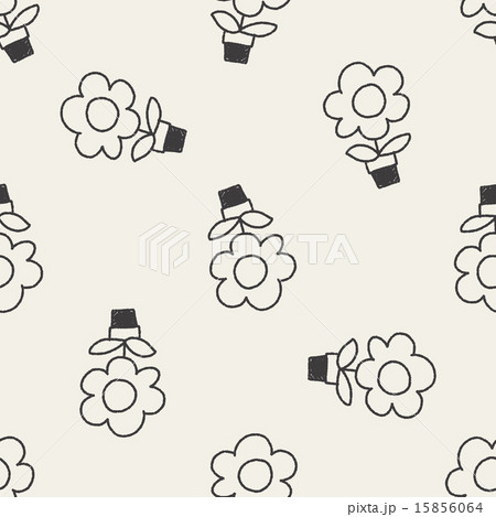 Oven doodle drawing seamless pattern background Oven doodle drawing seamless pattern background 15856064