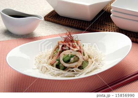 ボイルいかと千切り大根ときゅうりのナムル 15856990