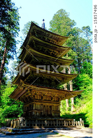 羽黒山五重の塔 (2) 羽黒山五重の塔 (2) 15857496