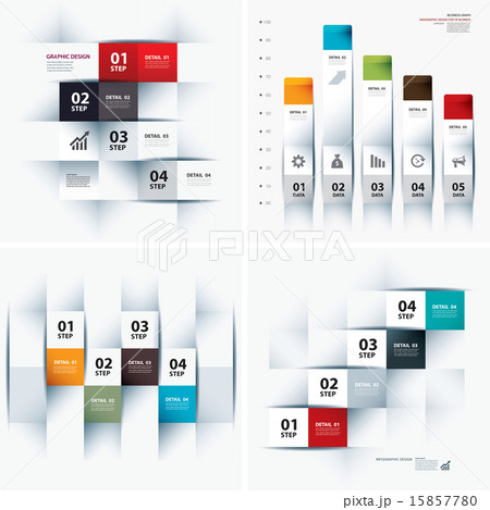 set of infographic templates set of infographic templates 15857780