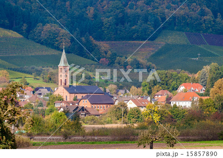 View of Ohlsbach town in the Black Forest View of Ohlsbach town in the Black Forest 15857890