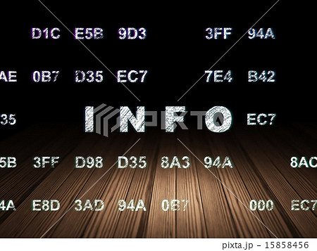 Information concept: Info in grunge dark room Information concept: Info in grunge dark room 15858456