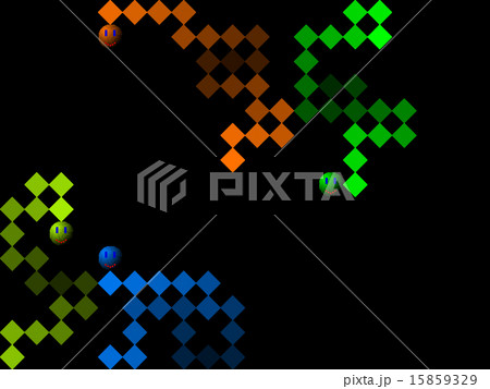 Snake, retro style game pixelated graphics Snake, retro style game pixelated graphics 15859329