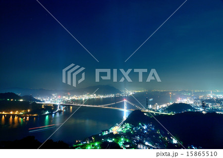関門橋の夜景 関門橋の夜景 15865510