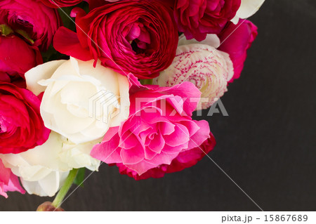 bunch of pink ranunculus flowers 15867689
