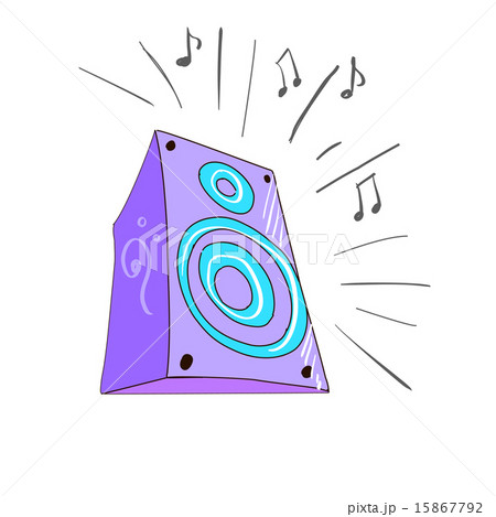 Colored doodle speaker Colored doodle speaker 15867792