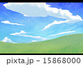 黒枠あり原っぱと雲 15868000