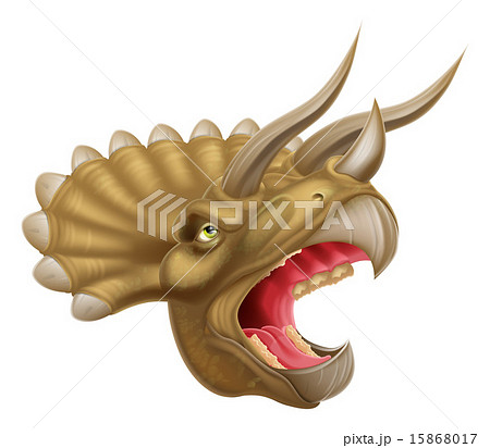 Triceratops Dinosaur Head 15868017