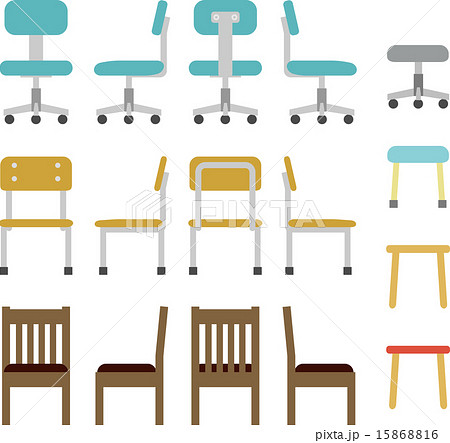 椅子 横向き イラスト Amrowebdesigners Com