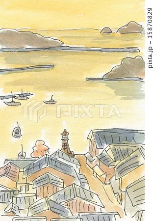 鞆港夕景(鞆の浦) 鞆港夕景(鞆の浦) 15870829