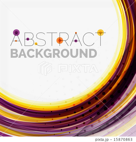 Purple and orange color lines on white 15870863