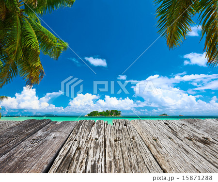 Beautiful tropical island 15871288