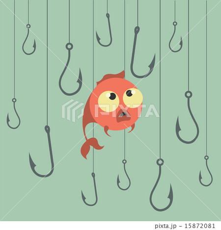 Cartoon vector concept. Fishing. Finances Cartoon vector concept. Fishing. Finances 15872081