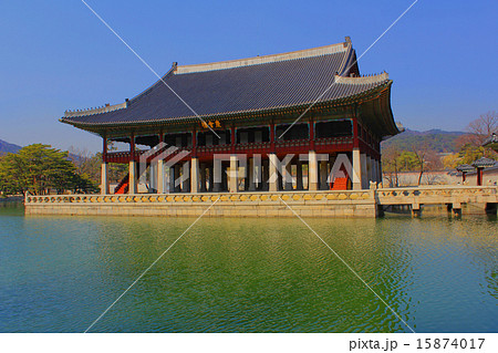 景福宮　慶会楼　ソウル　韓国 15874017