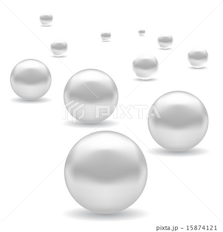 Set of White Pearl 15874121