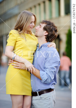 Young romantic couple portrait 15874742