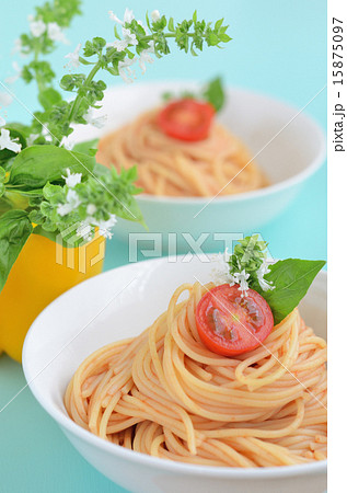 ノンオイルの冷製トマトパスタ 15875097