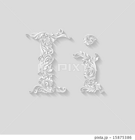 Decorated letter i 15875386