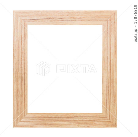 Wood frame isolated on white 15876819