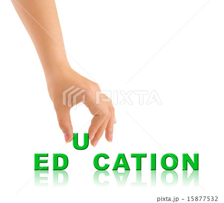 Hand and word Education 15877532