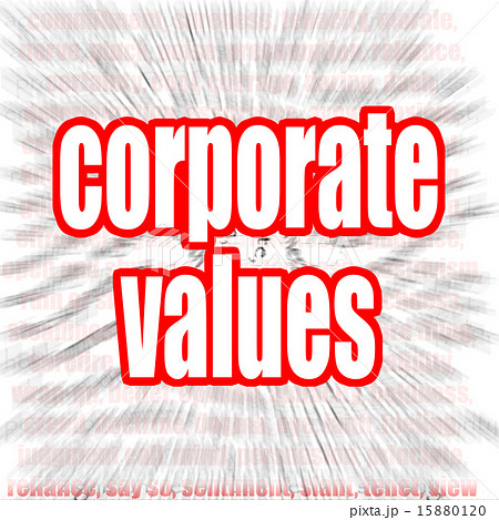 Corporate values word cloud 15880120