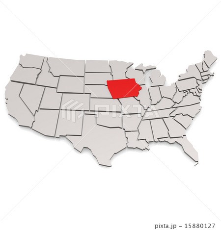 Iowa map 15880127