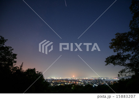 星空と夜景 日岡山からの眺望 星空と夜景 日岡山からの眺望 15883207