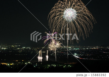 福島ミュージック花火と夜景 15883392