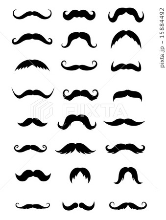 Set of mustaches 15884492
