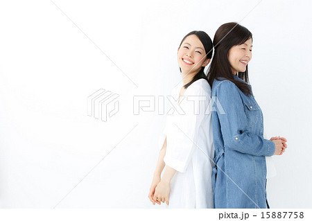 親子・背中合わせ 親子・背中合わせ 15887758