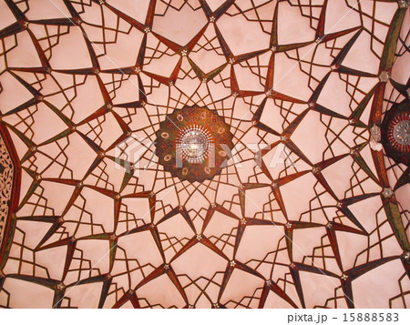 interior of historic old house in Kashan in Iran 15888583