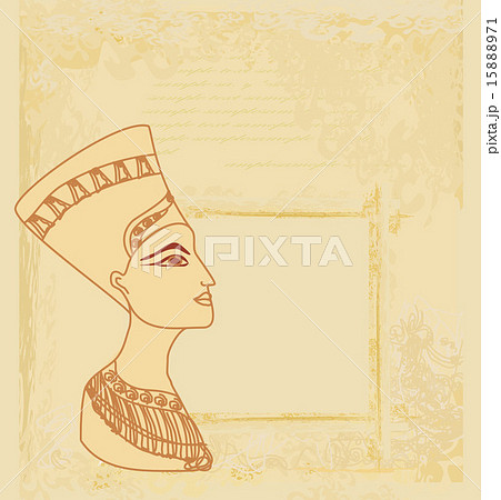 old paper with Egyptian queen cleopatra old paper with Egyptian queen cleopatra 15888971
