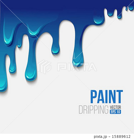 Paint colorful dripping background, vector illustration 15889612