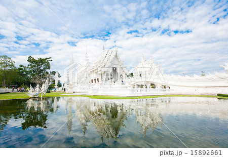 Wat Rong Khun (White temple) in Chiang Rai Wat Rong Khun (White temple) in Chiang Rai 15892661