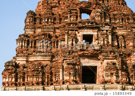 Ancient ruins detail hampi india 15893349