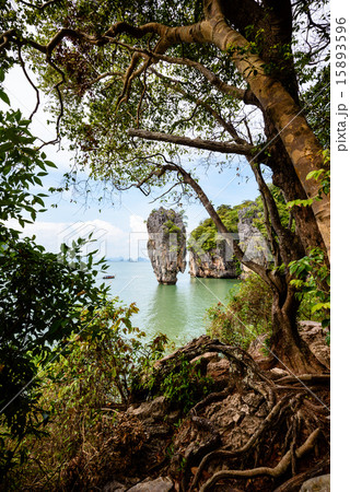 High angle view Khao Tapu island 15893596