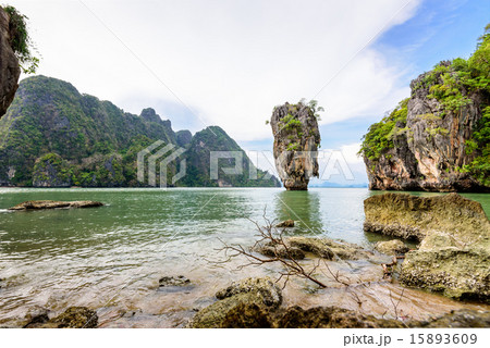 Landscape Khao Tapu or James Bond Island 15893609