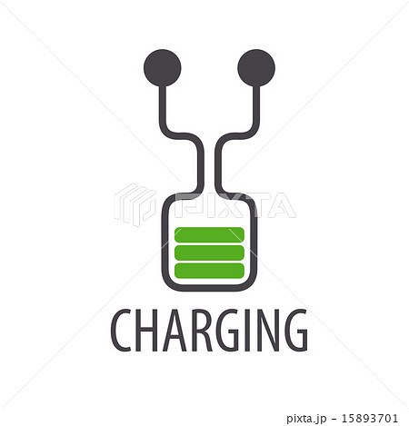 vector logo abstract battery charge 15893701