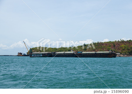 Large cargo ship. Large cargo ship. 15896090