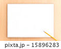 メモと鉛筆（ヨコ） 15896283