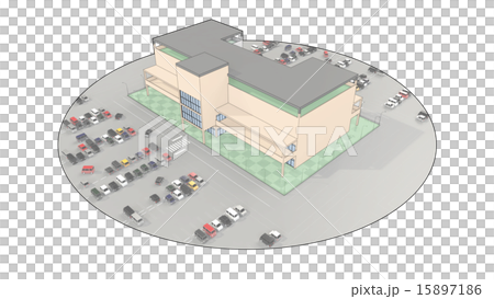 大駐車場完備のショッピングモール 大駐車場完備のショッピングモール 15897186