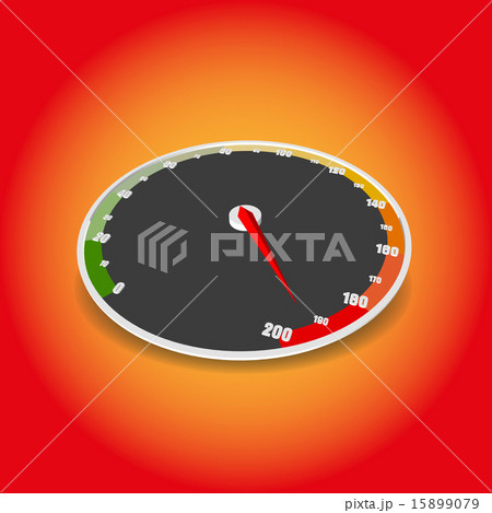 Vector speedometer icon. A vector Speedometer illustration design. 15899079
