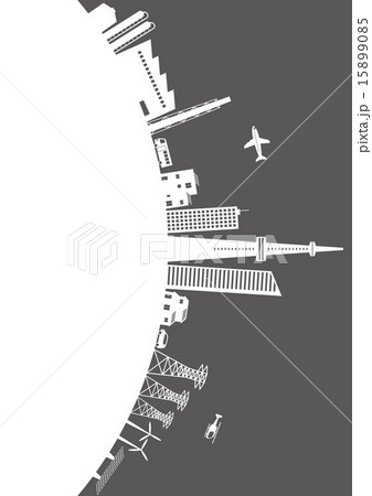 様々な建物と交通 15899085