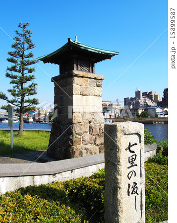 東海道五十三次･七里の渡し･常夜灯 15899587
