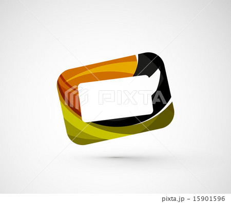 Abstract geometric company logo frame, screen Abstract geometric company logo frame, screen 15901596