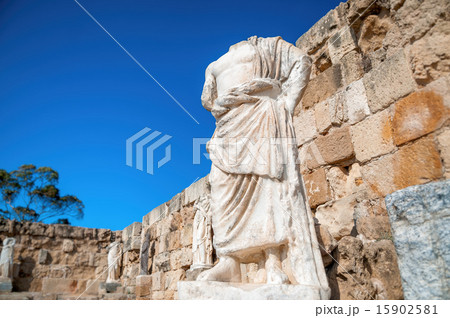 Roman statue at the Ruins of Salamis. Cyprus Roman statue at the Ruins of Salamis. Cyprus 15902581