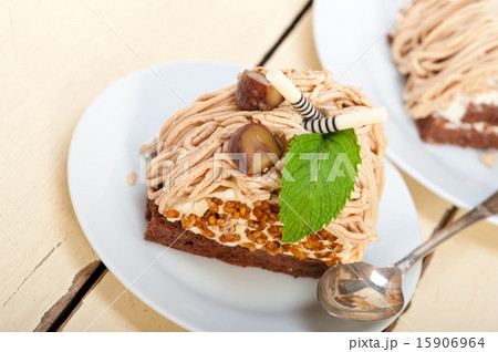 chestnut cream cake dessert chestnut cream cake dessert 15906964